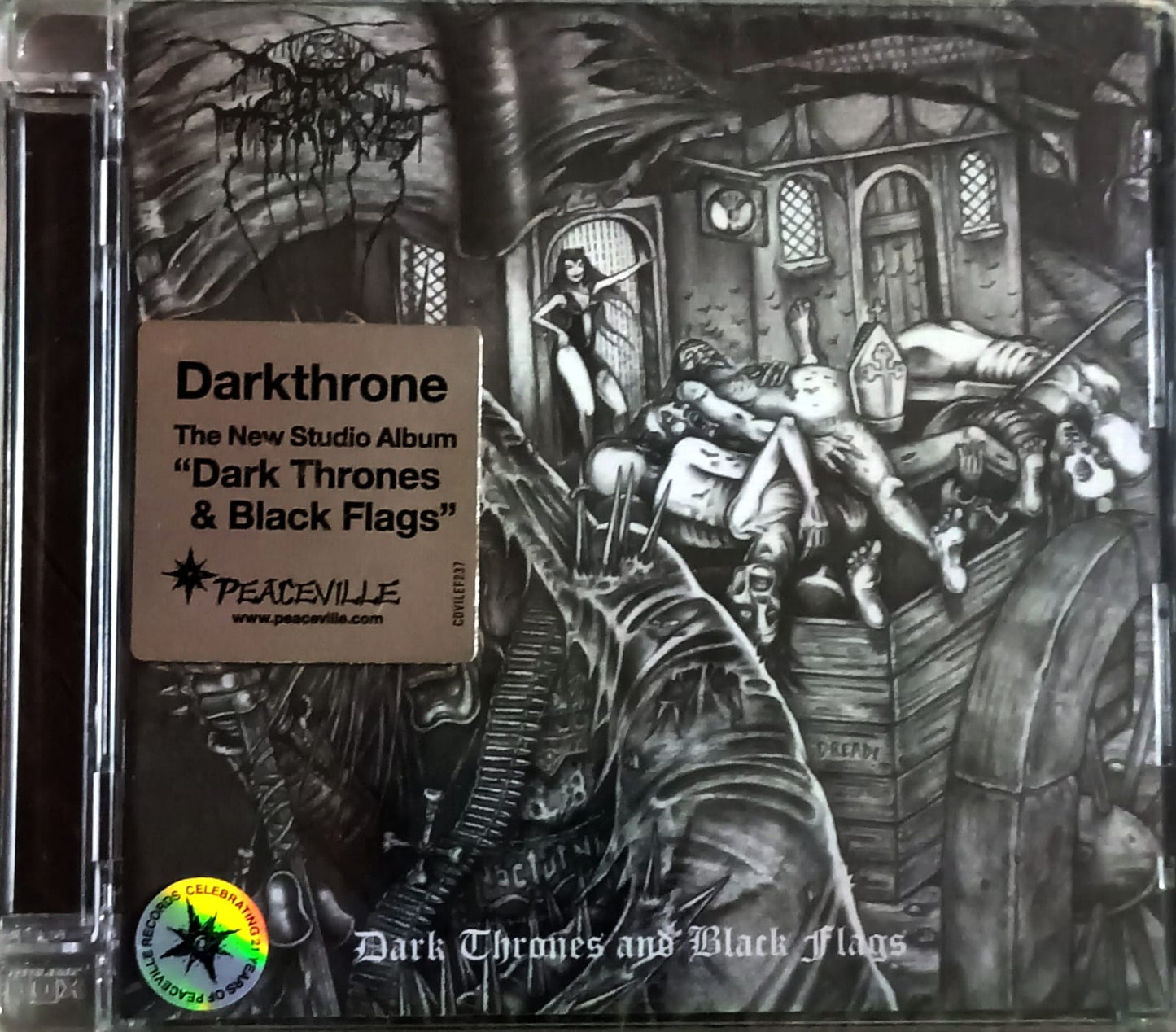 Darkthrone – Dark Thrones And Black Flags  (2008, CD/Super Jewel Box)