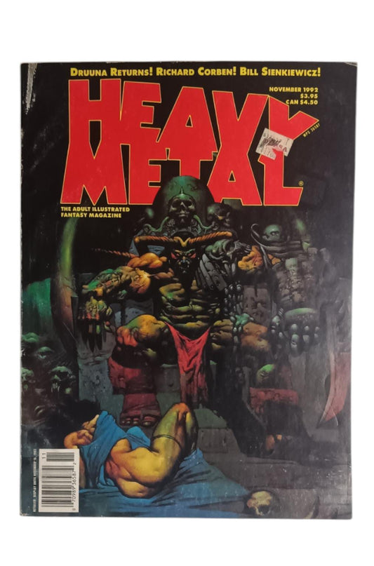 Revista Heavy Metal (en inglés): Una Joya de 1992