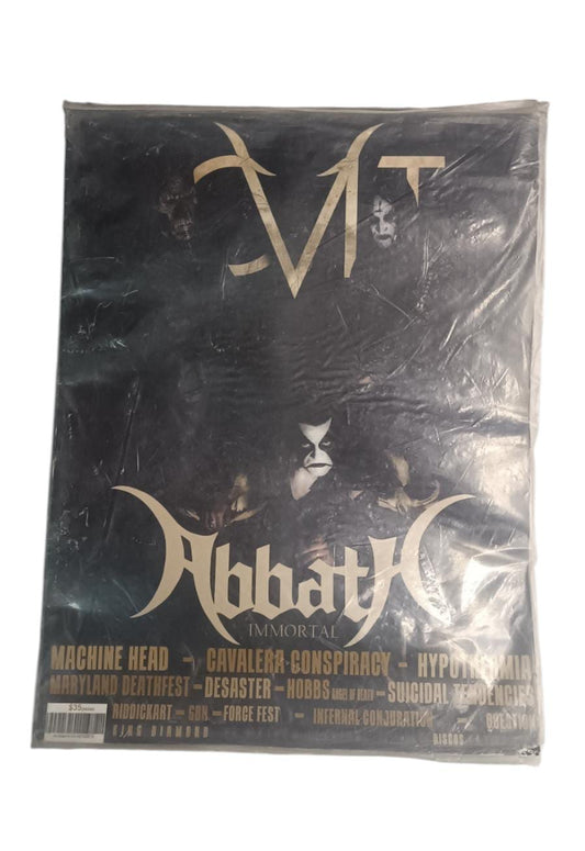 Revista CVLT N°4 (Abbath, Immortal, Machine Head...)