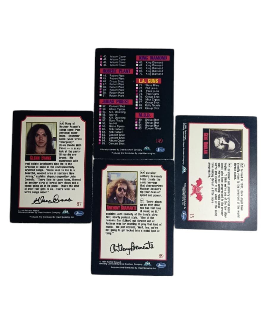 Impel Mega Metal, (1991,Tarjetas coleccionables)